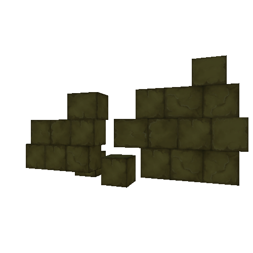 Block Ruin Wall 3